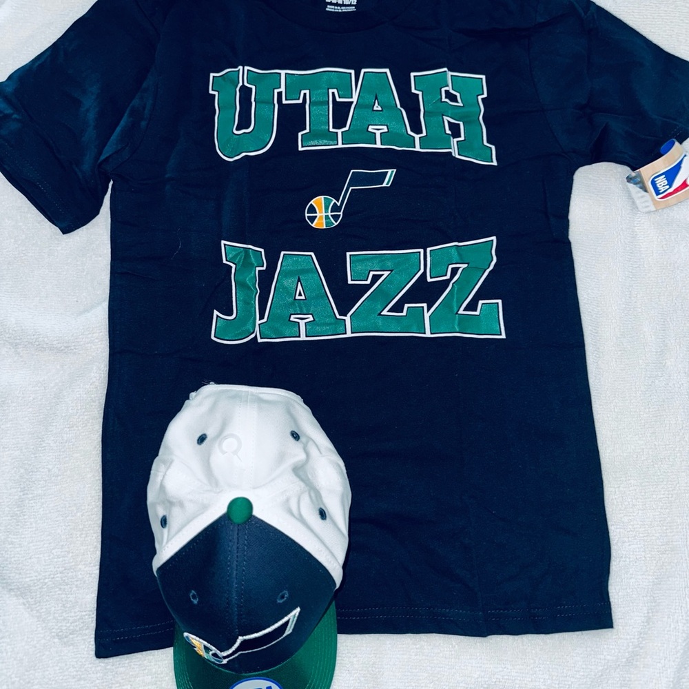 NBA Utah Jazz T-Shirt and Cap Set